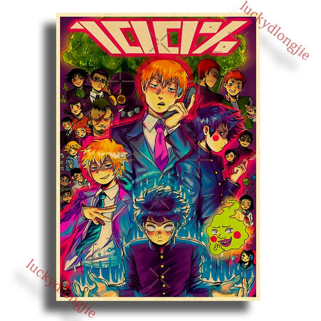 This poster captures the spirit of Mob Psycho 100. Looking for more Mob Psycho 100 merch? We have it all! Check out our anime merch now—free shipping!