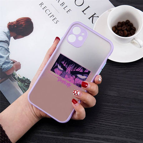 Berserk Guts anime phone case! Perfectly designed for iPhone 14, 11, 12, 13, mini, X, XS, XR, Pro Max and Plus models. Transparent and featuring the iconic swordsman Guts, this case offers both style and protection for your device. Show off your love for Berserk and Guts with this must-have phone accessory