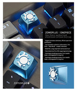 One Piece Serie Straw Hat Crew Aluminum Artisan Keycaps