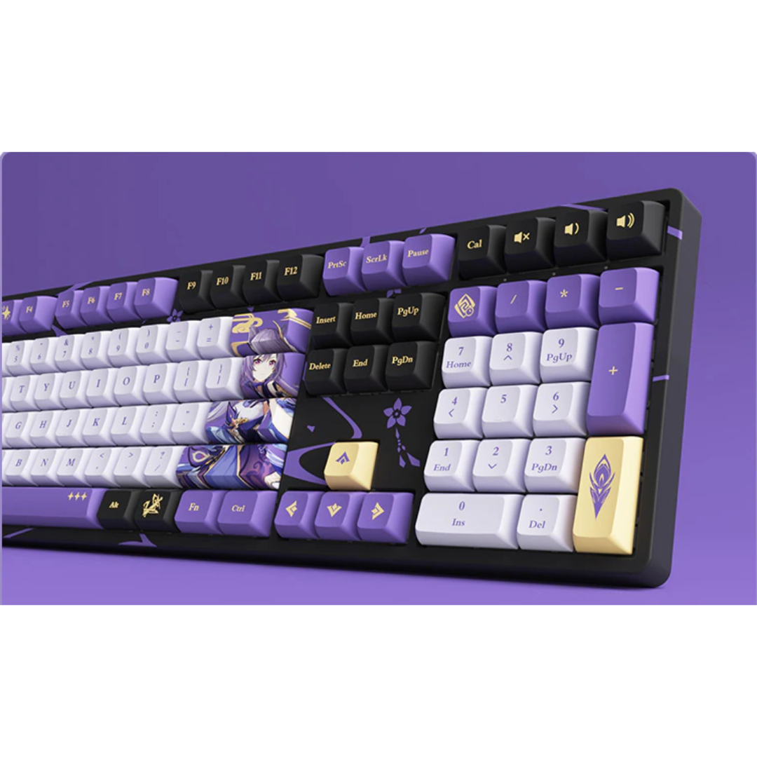 Genshin Impact Official Keqing Themed Mechanical Gaming Keyboard