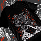 Here at Everythinganimee we have the best anime shirts in the world. Step into the dark, gritty world of Berserk with this epic Guts graphic tee. Featuring an iconic design inspired by the legendary series, this shirt captures the essence of Guts’ relentless warrior spirit. With premium fabric and a bold, striking print, 