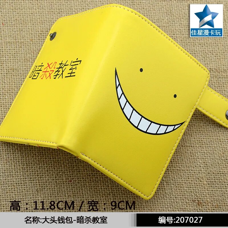 This wallet features a unique design inspired by the iconic character Korosensei. If you are looking more Assassination Merch, We have it all!| Check out all our Anime Merch now!