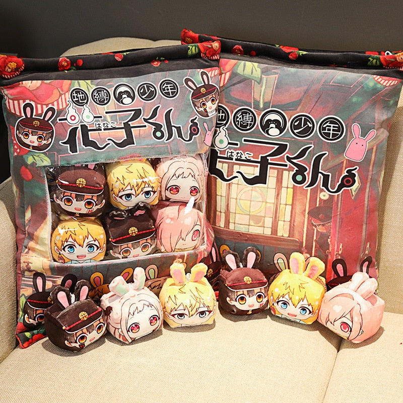 Anime Lovers' Soft Stuffed Mini Pillow Cushions