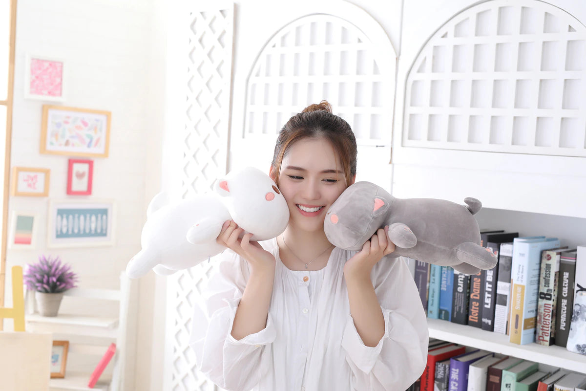 Kawaii Lying Cat Plush Toy: Embrace the Cuteness!