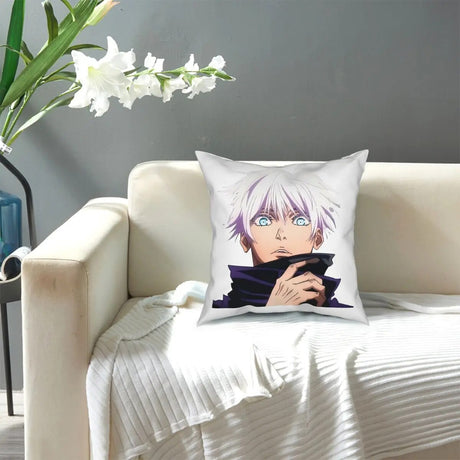 Stay Comfortable & Show of your love with our Satoru Gojo Anime Pillow | If you are looking for more Jujutsu Kaisen , We have it all! | Check out all our Anime Merch now!