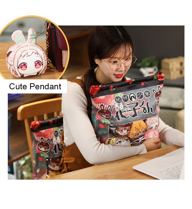 Anime Lovers' Soft Stuffed Mini Pillow Cushions