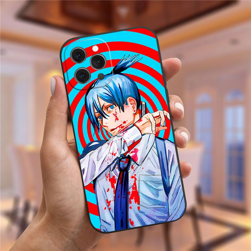 Style your phone with the latest Chainsaw man phone case | If you are looking for more Chainsaw Man Merch, We have it all! | Check out all our Anime Merch now!