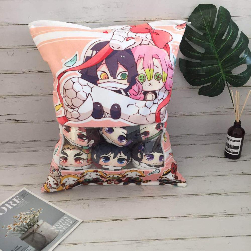 Anime Lovers' Soft Stuffed Mini Pillow Cushions