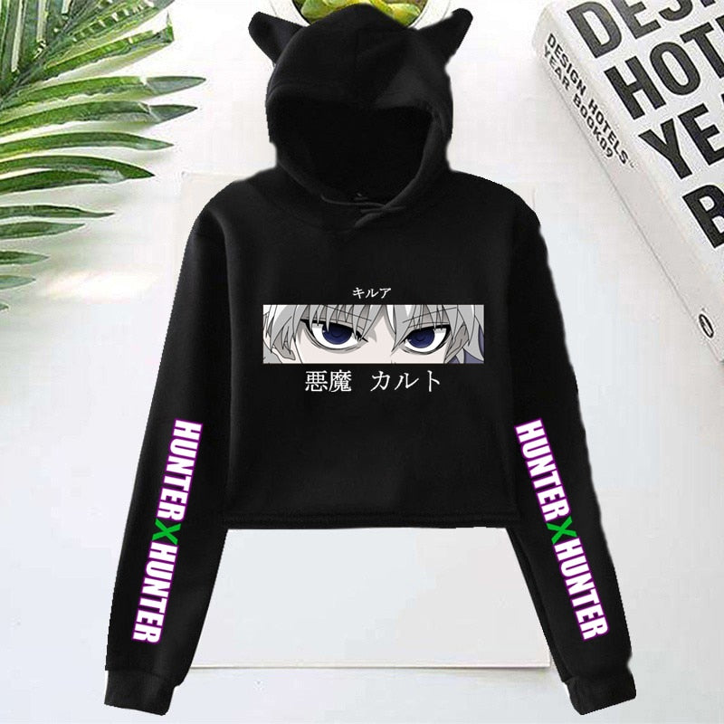 Hunter X Hunter Cropped Hoodie