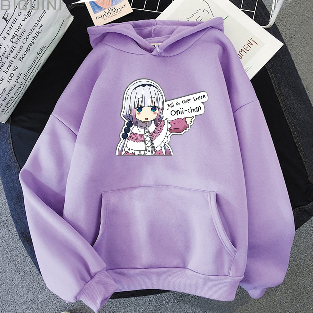 Miss Kobayashi's Dragon Maid Hoodie Kanna Kamui