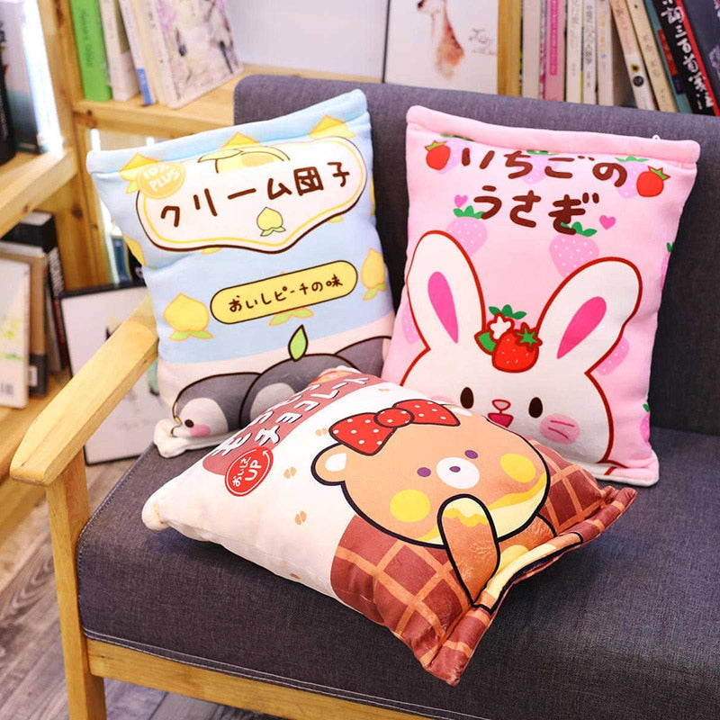 Anime Lovers' Soft Stuffed Mini Pillow Cushions