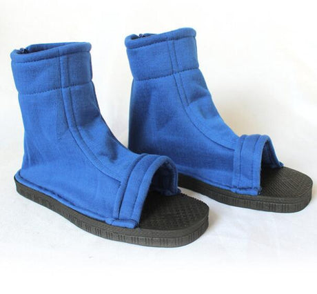 Costume Props Cosplay Shoes Akatsuki Nanja Uzumaki Sakura Sasuke Black Blue Cotton Soft Sandals Ninja Boots Kakashi Shoes, everythinganimee