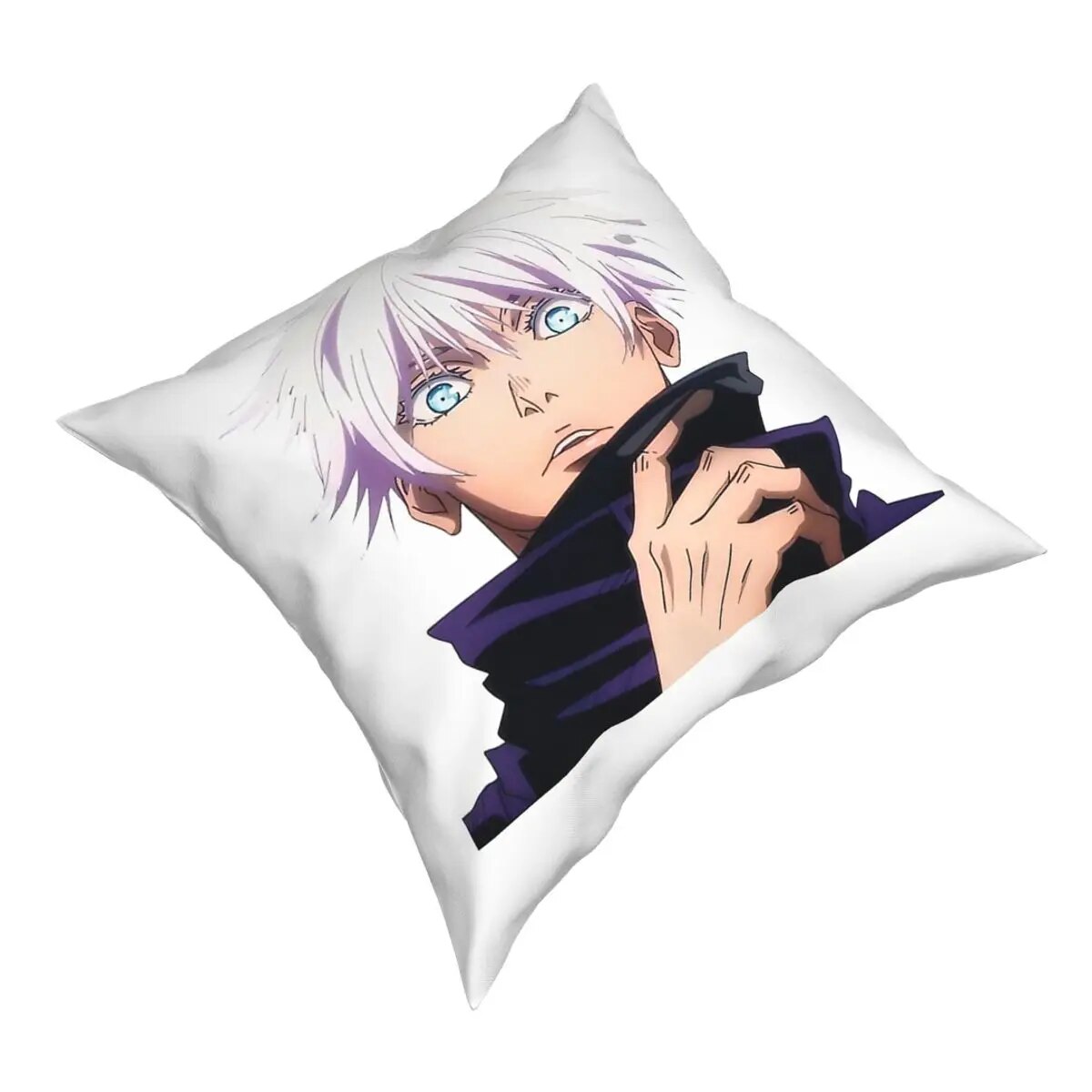 Stay Comfortable & Show of your love with our Satoru Gojo Anime Pillow | If you are looking for more Jujutsu Kaisen , We have it all! | Check out all our Anime Merch now!