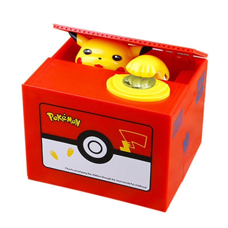 Pokemon Pikachu Coin Stealing Piggy Bank