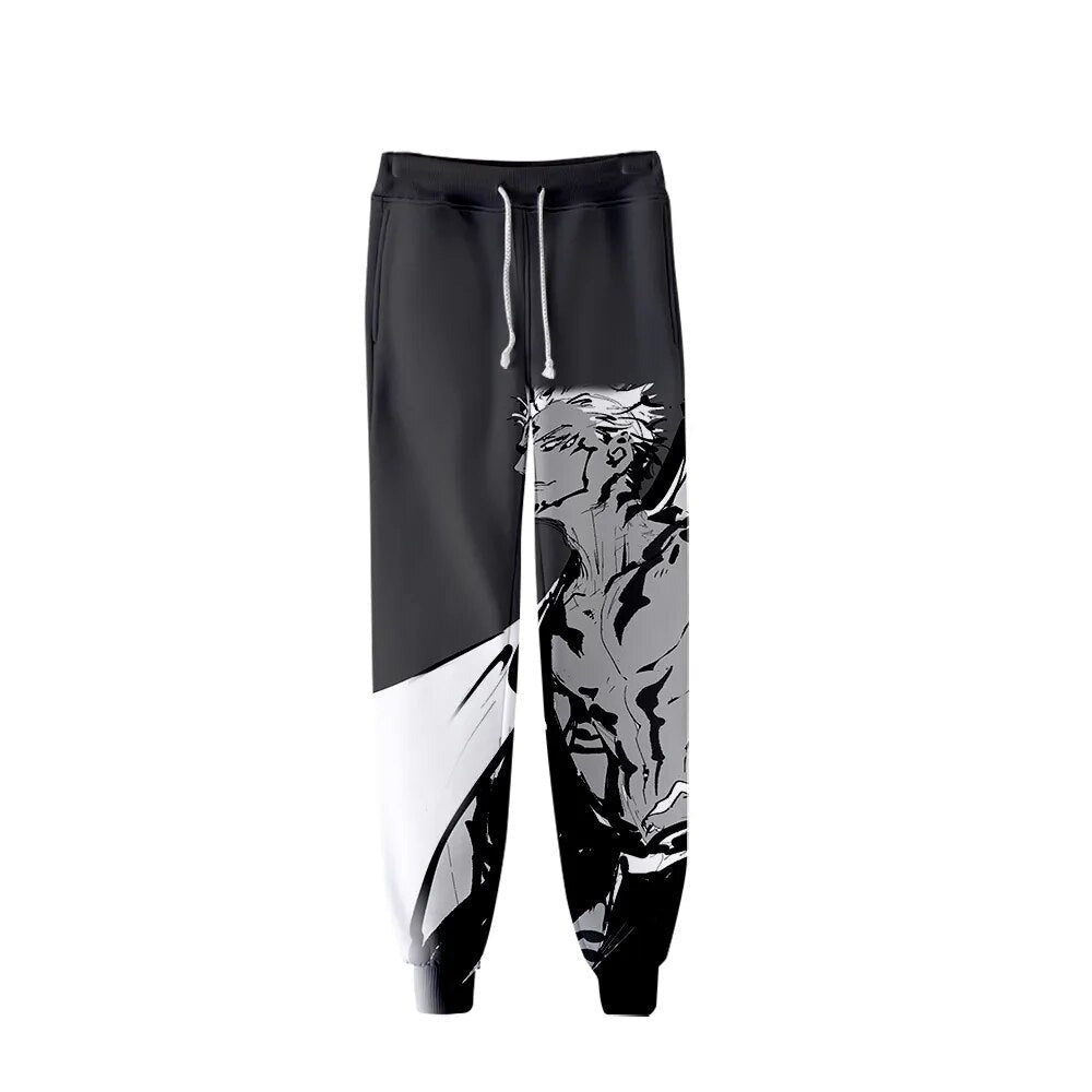 Look no further than our exclusive Jujutsu Kaisen Sweatpants. If you are looking for more Jujutsu Kaisen Merch, We have it all! | Check out all our Anime Merch now!