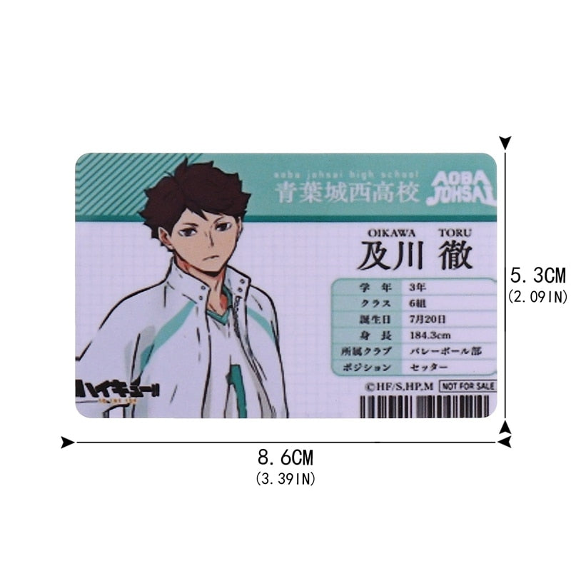 Haikyuu!! Student ID Cards