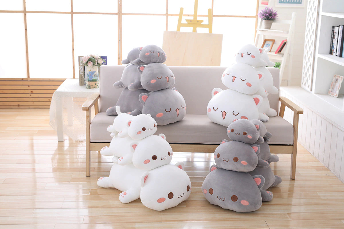 Kawaii Lying Cat Plush Toy: Embrace the Cuteness!