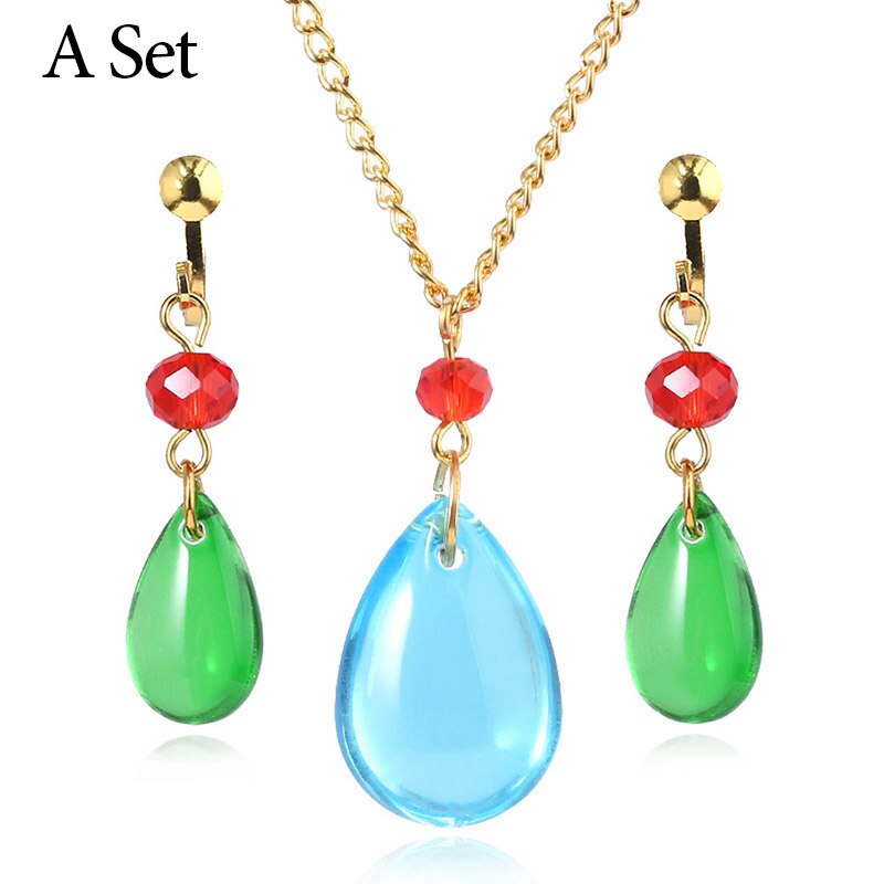 Howl's Moving Castle Necklace & Earrings