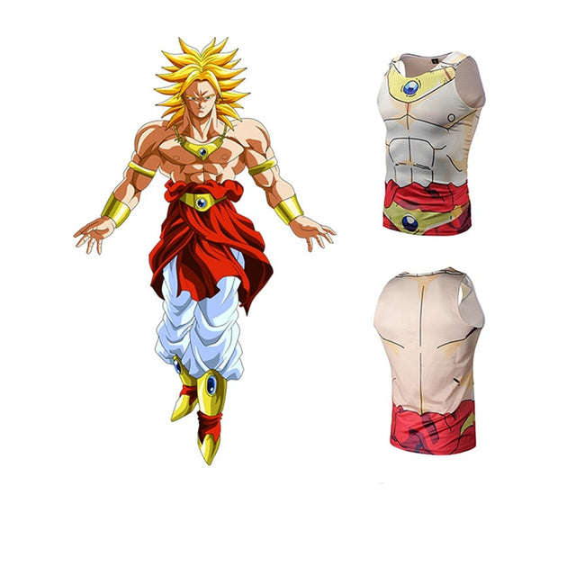 Unleash your inner Saiyan with the Broly Dragon Ball Z Fitness Quick-Dry Vest. Here at Everythinganimee we have only the best anime merch! Free Global Shipping