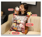 Anime Lovers' Soft Stuffed Mini Pillow Cushions