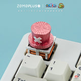 One Piece Series Luffy & Chopper 3D Hat Aluminum Artisan Keycaps