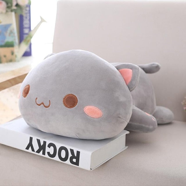 Kawaii Lying Cat Plush Toy: Embrace the Cuteness!