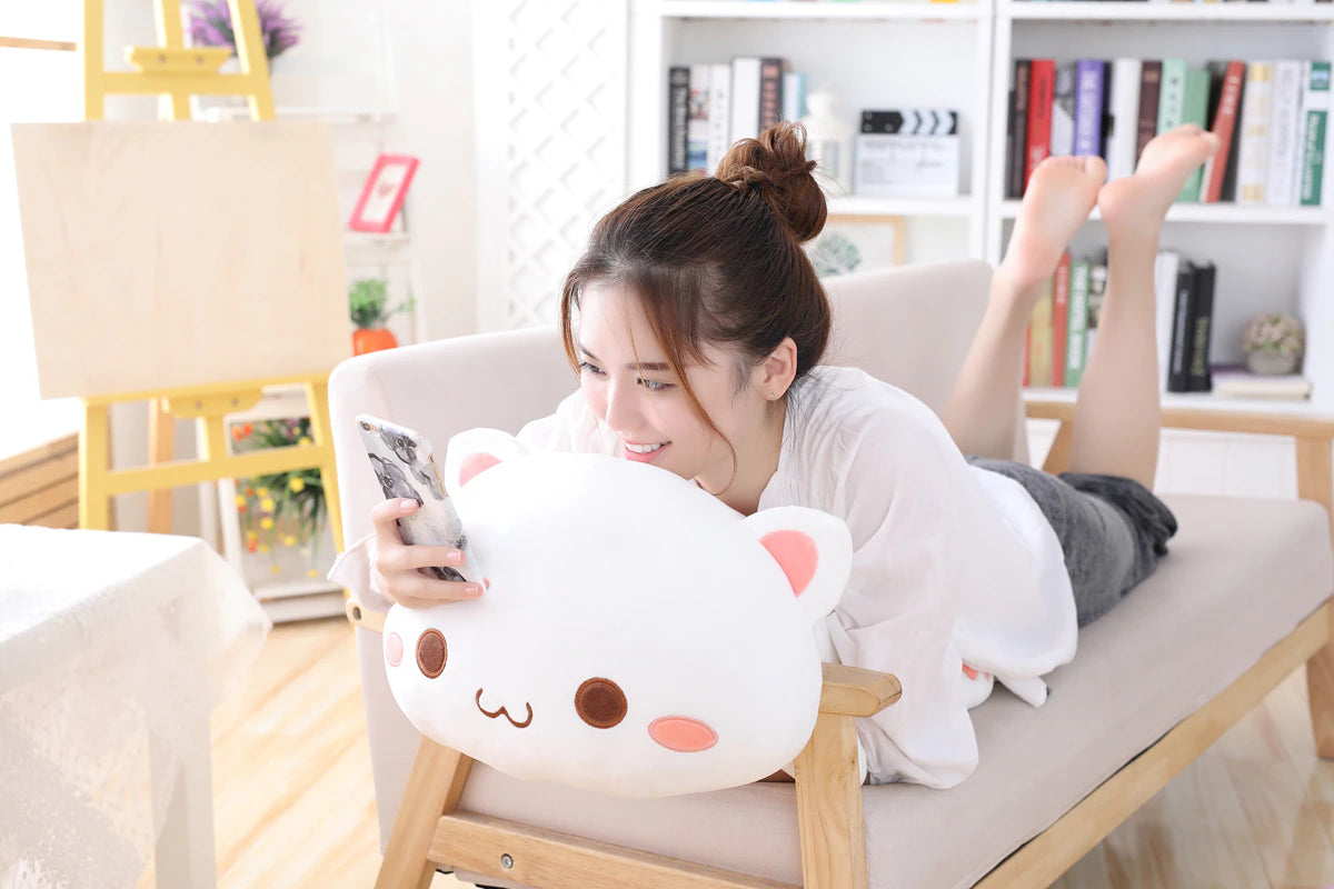 Kawaii Lying Cat Plush Toy: Embrace the Cuteness!