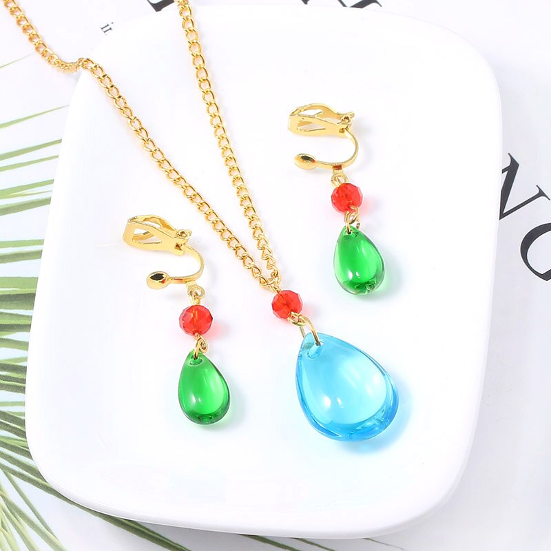 Howl's Moving Castle Necklace & Earrings