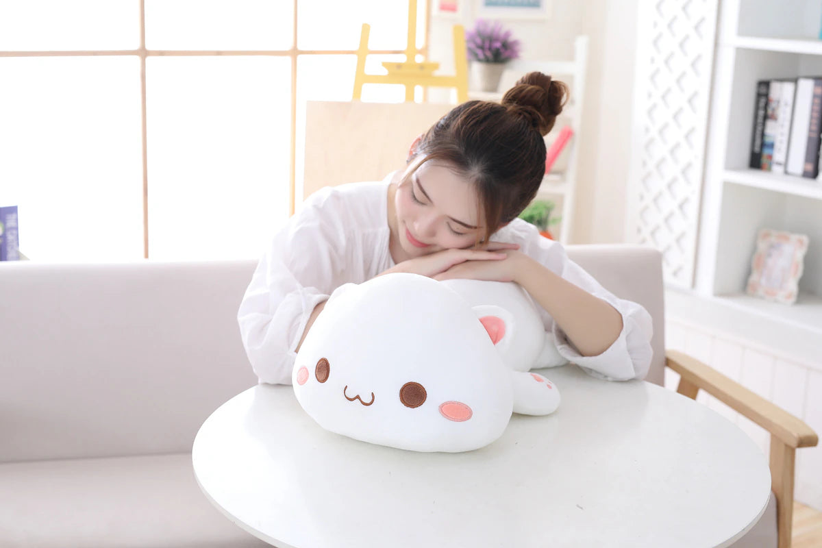 Kawaii Lying Cat Plush Toy: Embrace the Cuteness!