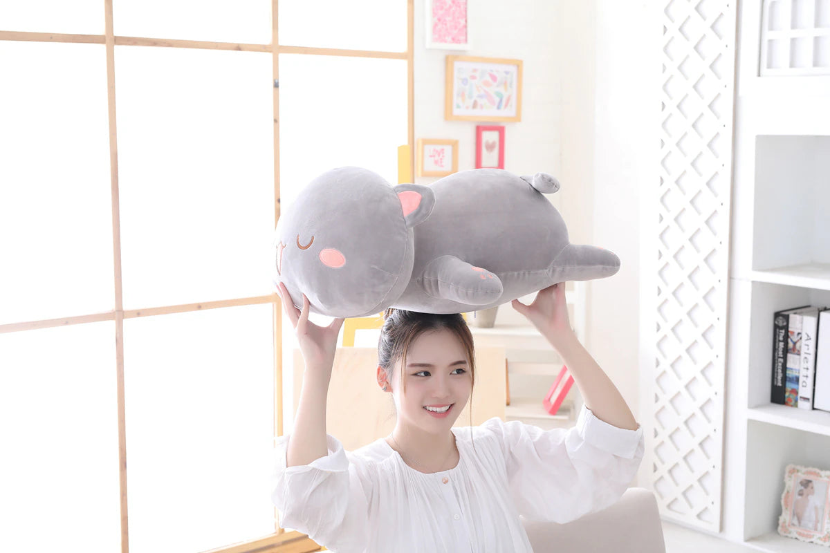 Kawaii Lying Cat Plush Toy: Embrace the Cuteness!