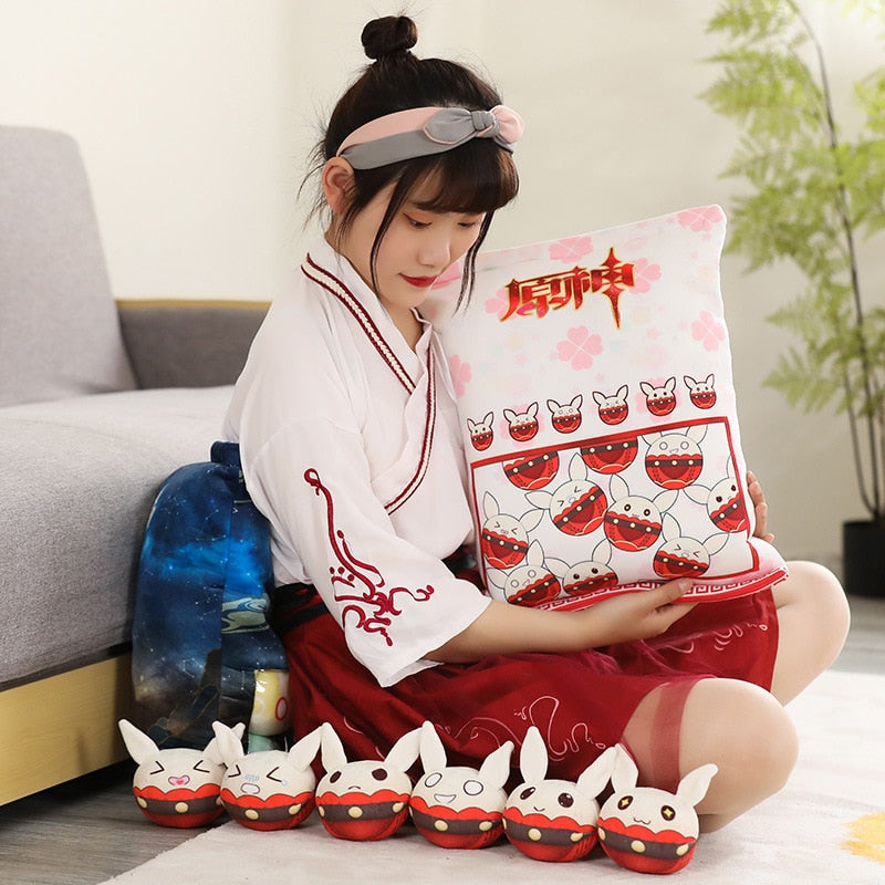 Anime Lovers' Soft Stuffed Mini Pillow Cushions