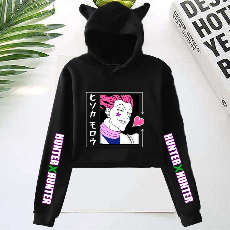 Hunter X Hunter Cropped Hoodie