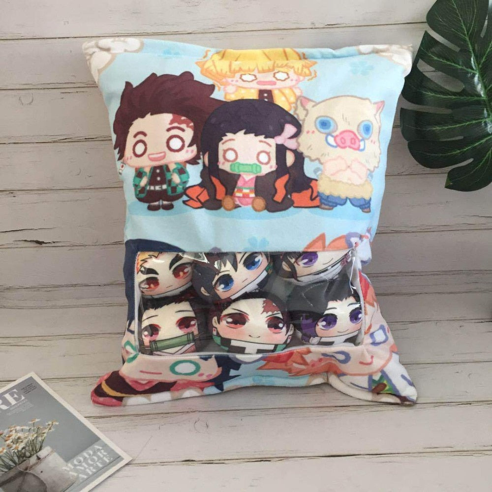 Anime Lovers' Soft Stuffed Mini Pillow Cushions