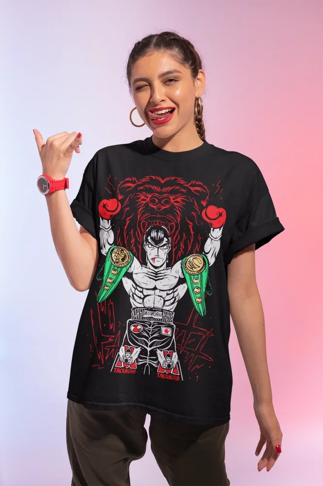 Channel the power and determination of Genji Kamogawa  with this bold and dynamic tee.  If you are looking for more Hajime No Ippo Merch, We have it all! | Check out all our Anime Merch now!