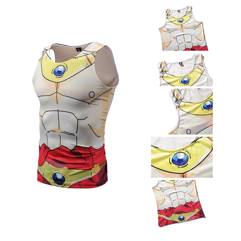 Broly Dragon Ball Z Fitness Quick-Dry Vest