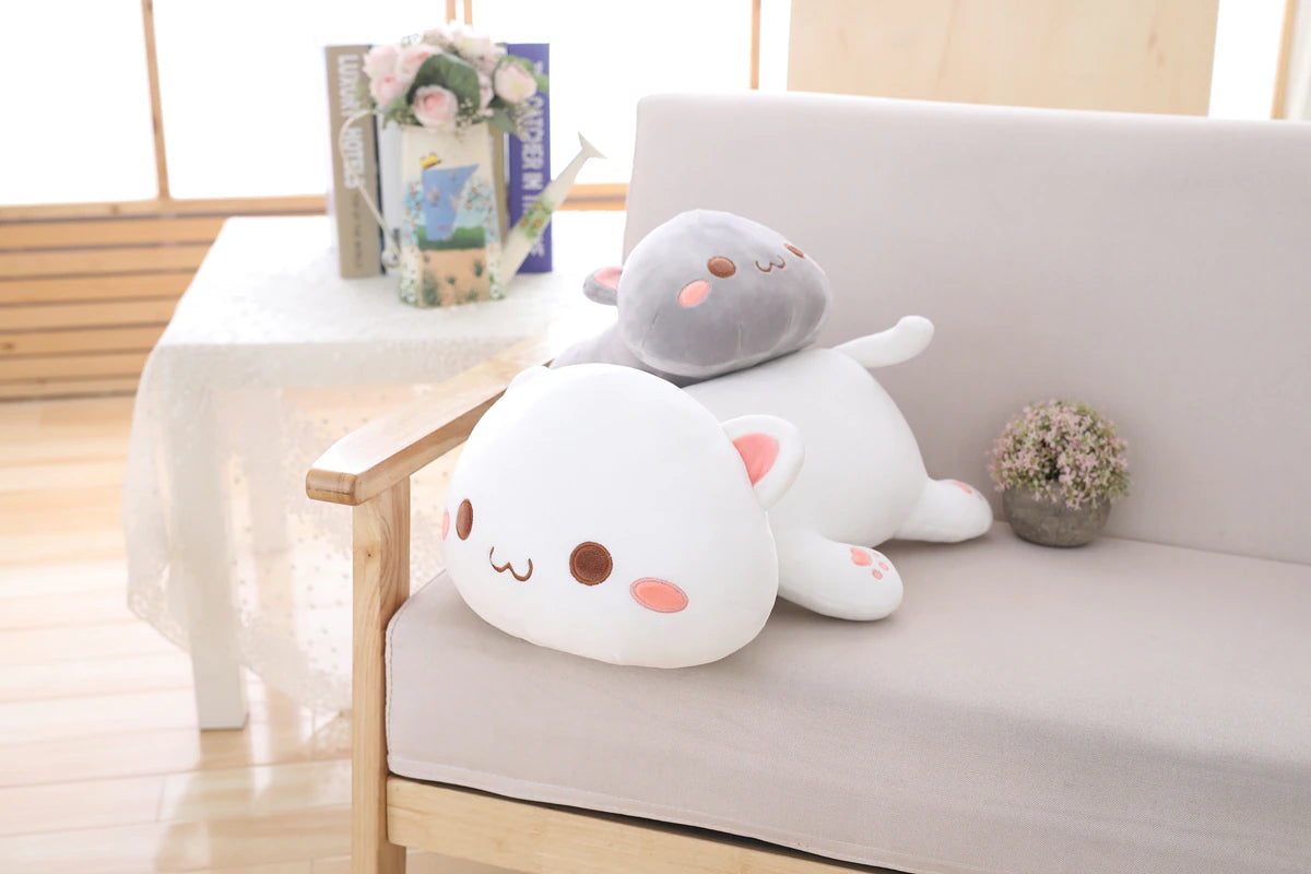 Kawaii Lying Cat Plush Toy: Embrace the Cuteness!