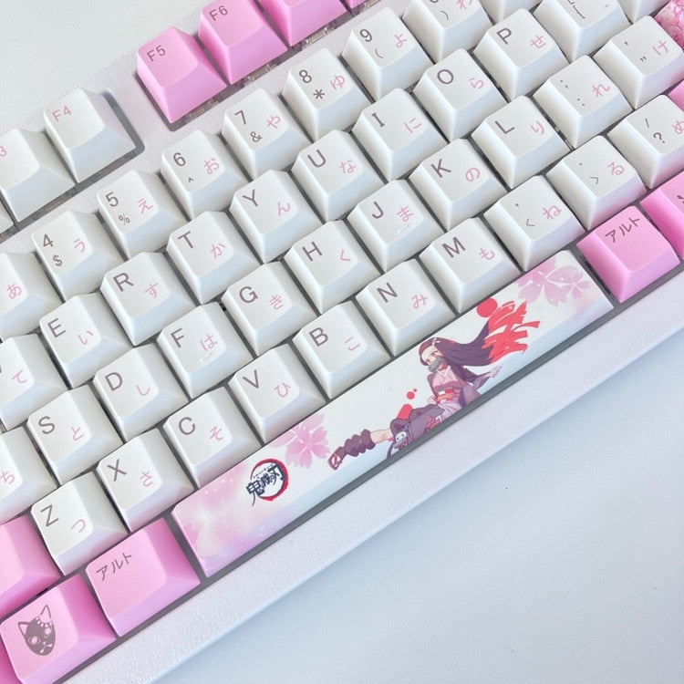 Demon Slayer Anime Keycap Full Set - PBT Five-Sided Sublimation Original Height