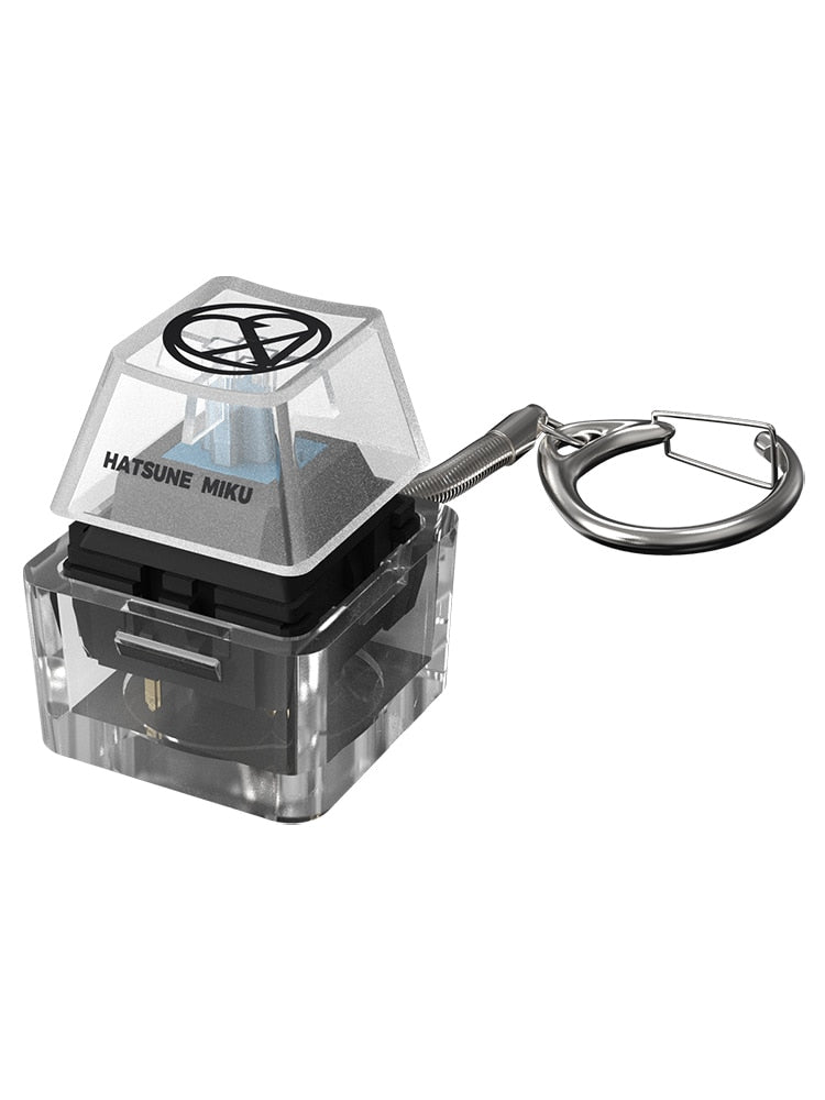 Hatsune Miku Mechanical Key Cap - Vocaloid Fidget Toy Cube Keychain