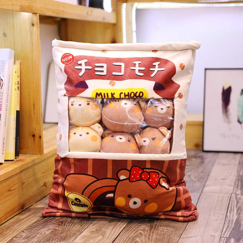 Anime Lovers' Soft Stuffed Mini Pillow Cushions