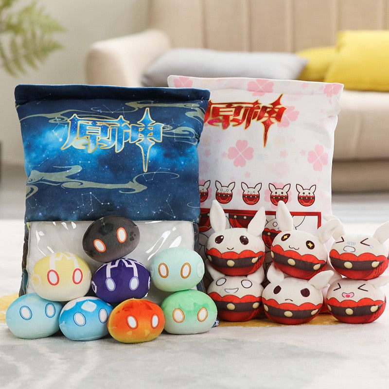 Anime Lovers' Soft Stuffed Mini Pillow Cushions