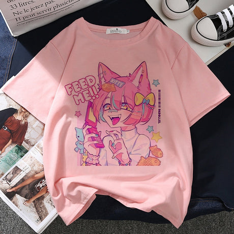 Unleash your inner otaku with our Cute Anime Girls T-Shirts, a must-have for any anime enthusiast. Here at Everythinganimee we have only the best anime merch! Free Global Shipping