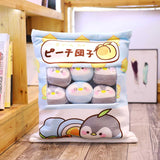 Anime Lovers' Soft Stuffed Mini Pillow Cushions