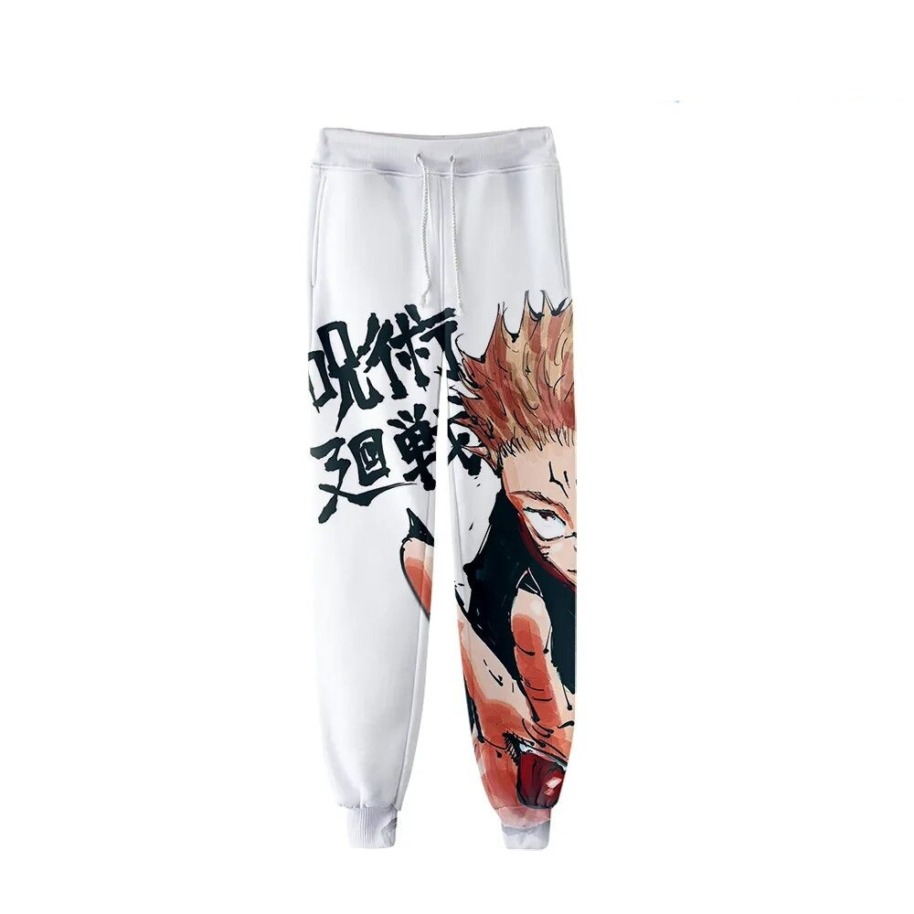 Look no further than our exclusive Jujutsu Kaisen Sweatpants. If you are looking for more Jujutsu Kaisen Merch, We have it all! | Check out all our Anime Merch now!