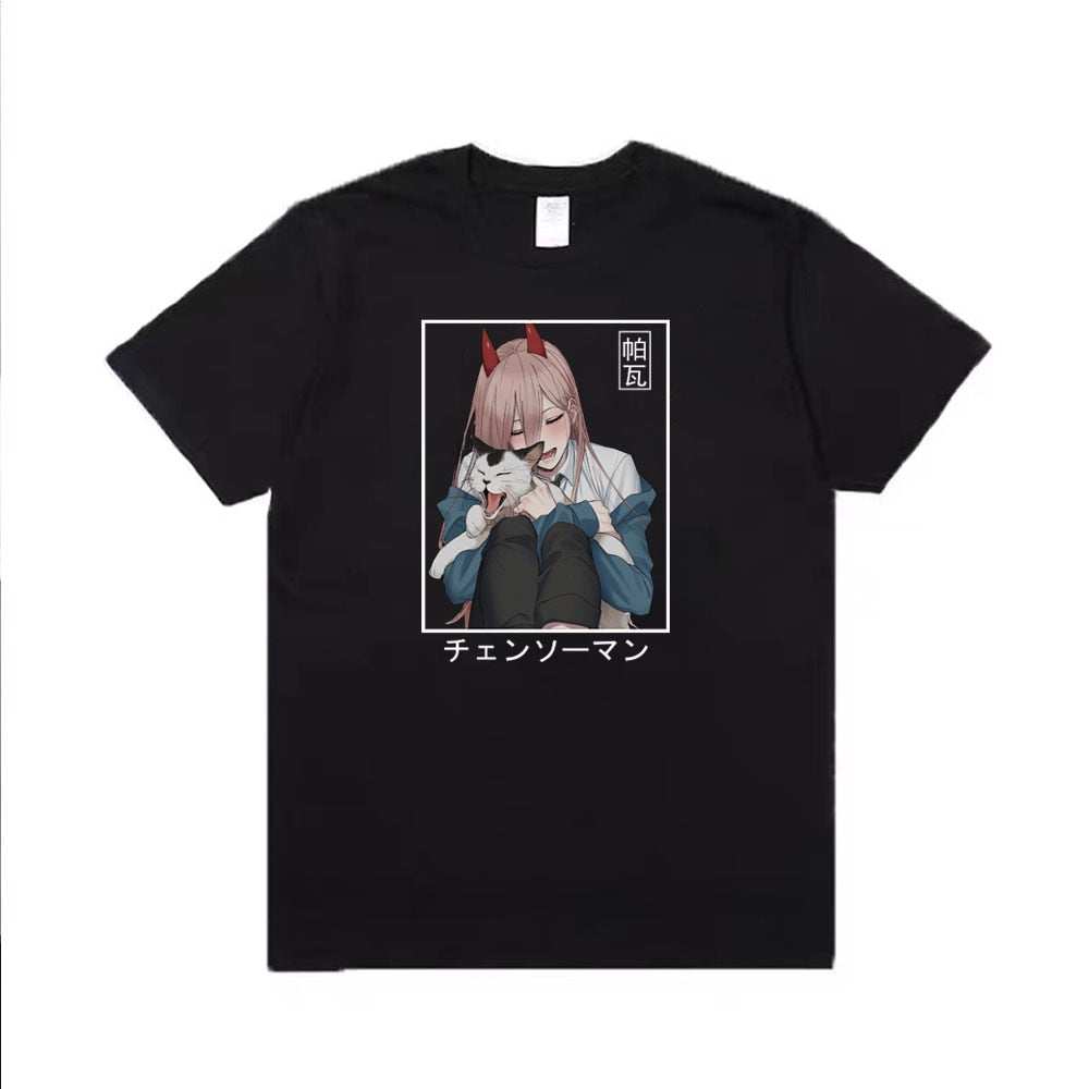 Chainsaw Man Power Oversized Tee