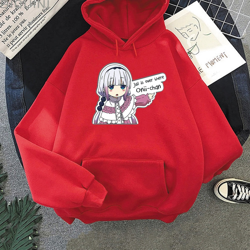 Miss Kobayashi's Dragon Maid Hoodie Kanna Kamui