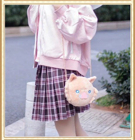 This bag is a statement piece that combines the quirky charm of Inosuke's boar head with the functionality of a daily handbag. If you are looking for more Demon Slayer Merch, We have it all! | Check out all our Anime Merch now!