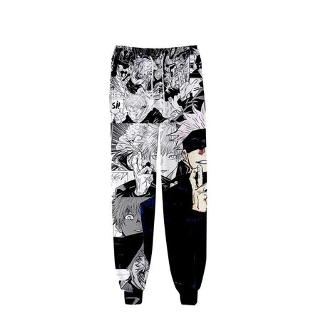 Look no further than our exclusive Jujutsu Kaisen Sweatpants. If you are looking for more Jujutsu Kaisen Merch, We have it all! | Check out all our Anime Merch now!