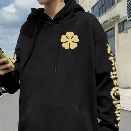 This hoodies captures the magic of Black Bull. If you're looking for more Black Clover merch, we have it all! Check out our anime merch now—free shipping!