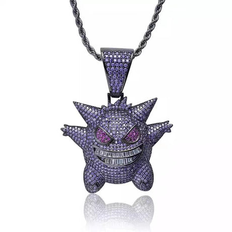 Upgrade your style or give the best gift ever with our Gengar Gleam Pendant Necklace!! Everythinganimee has the worlds best anime merch! Free Global Shipping