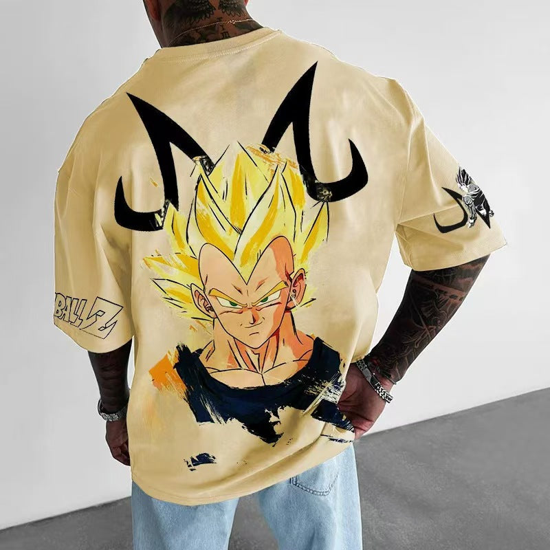 This tee captures the magic of Majin Vegeta. If you're looking for more Dragon Ball  merch, we have it all! Check out our anime merch now—free shipping!